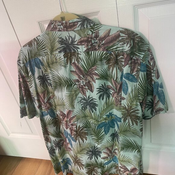 Tori Richard Hawaiian Shirt Cotton Lawn Floral Multicolor Button Up Men's XL - Picture 2 of 6
